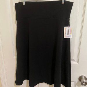LuLaRoe - Black Azure Skirt 2XL BNWT